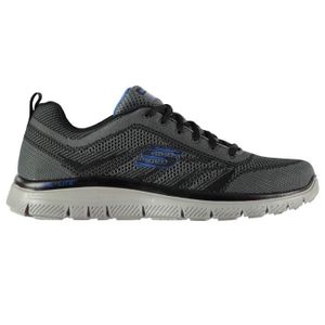 skechers running homme gris