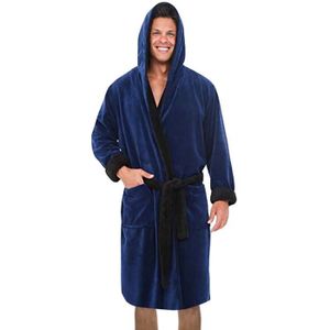 JINLILE Peignoirs De Bain sous-V/êTement Homme Peignoir en Peluche dhiver avec Lingerie Confortable La Mode Classique V/êTements /À Capuche De Nuit Pyjama Pas Cher