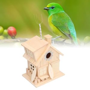 Universal - Maison d'oiseaux en bois, boîte à nids, cage à oiseaux, nid d' oiseaux, décoration de jardin. - Décoration aquarium - Rue du Commerce