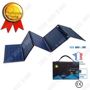 KIT PHOTOVOLTAIQUE TD® Panneau solaire chargeant le sac pliant solair