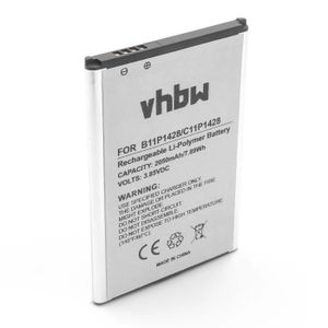 Batterie téléphone vhbw Li-Ion batterie 2050mAh pour téléphone portab