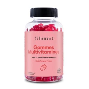 TONUS - VITALITÉ Gommes Multivitamines et Minéraux pour Enfants et Adultes - 120 Gummies