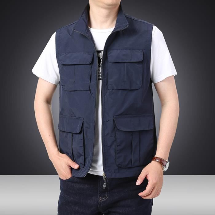 gilet homme a poches
