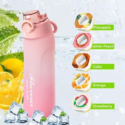 DENZYF Capsules De Saveur Pour Gourde - 7 Pods Aromatiques (Fraise) | Pour Bouteille D'eau, 0% Sucre, Idéal Sport, Randonnée, Gym Pods Arômes Bouteille Eau