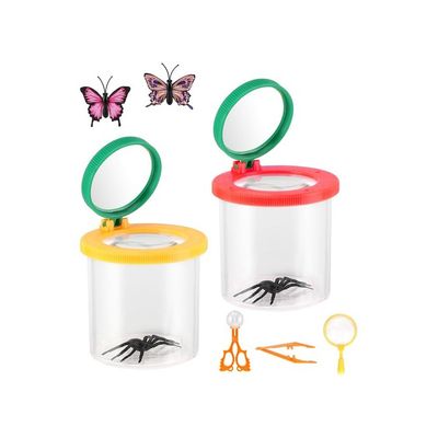 Ensemble Explorateur Extérieur Jouets, Kit Explorateur Enfant Avec Boîte D' Observation Insectes, Loupe, Cartes Connaissances, Pince Ensemble Explorateur Extérieur Jouets, Kit Explorateur Enfant Avec Boîte D' Observation Insectes, Loupe, Cartes Connaissances, Pince