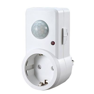 Garza - GARZA - Detector De Movimiento Infrarrojos Con Luz LED Quitamiedos, Ench