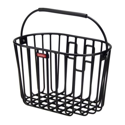 Basil Classic panier vélo avant Carry All KlickFix, noir - Fietscomfort
