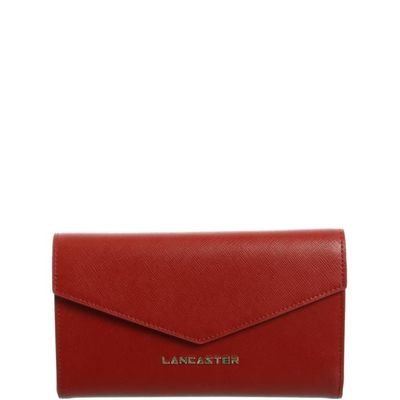 Compagnon Lancaster Adeline cuir ref 41890 Rouge 19 11.5 2.5