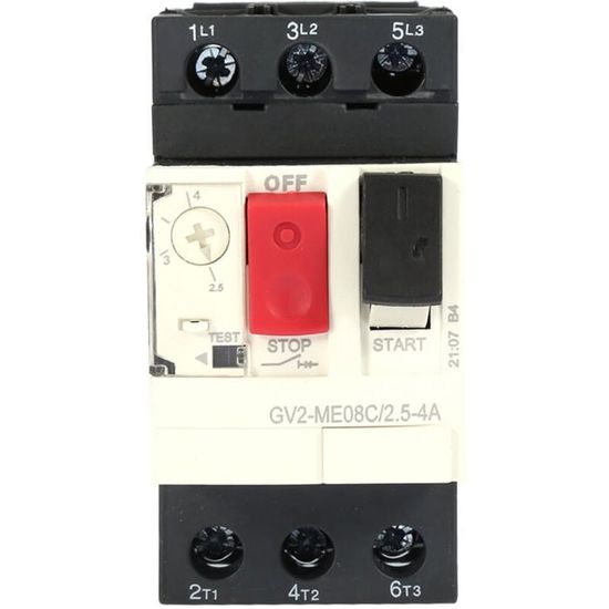 Disjoncteur De Protection Moteur GV2-ME08C Commutateur De Protection Moteur 25 4a 89623065 Disjoncteur De Protection Moteur GV2-ME08C Commutateur De Protection Moteur 25 4a 89623065