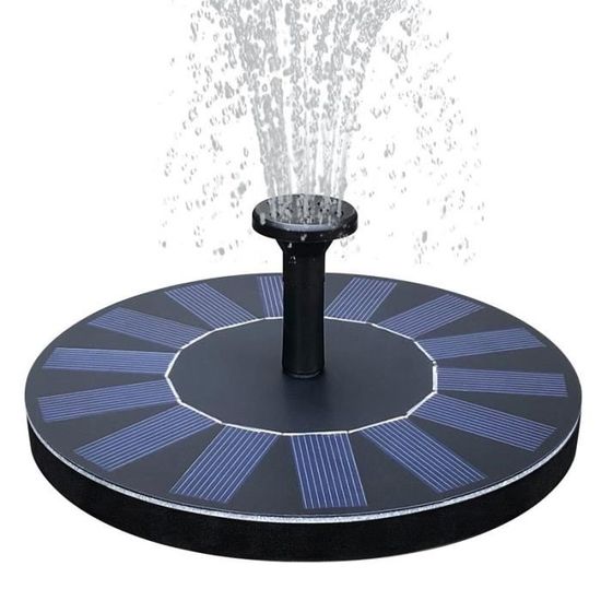Pompe Solaire De Bassin 24V 10W - Fontaine Jardin 1350 L/H Avec Panneau Solaire - Écologique Et Puissante