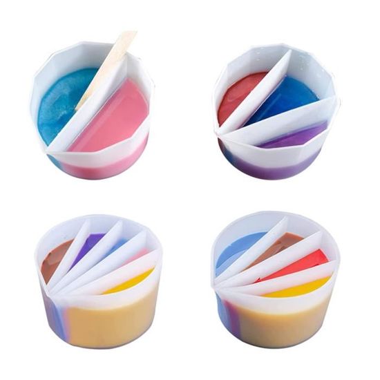Gobelets De Peinture Anti-fuite - Lot De 10 Avec 6 Pinceaux - Pour Enfants, Cours D'art