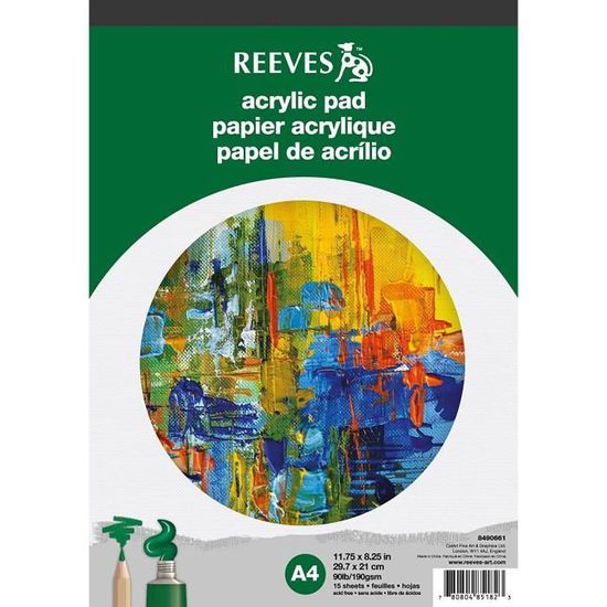 Lefranc Bourgeois Bloc papier dessin esquisse A4 Spirale Set de 50