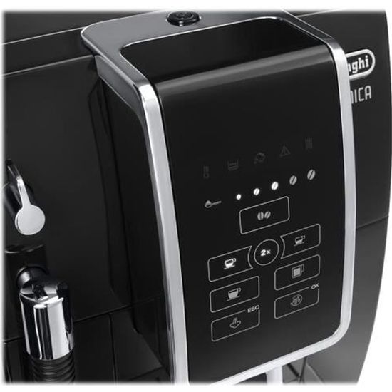 De'Longhi Premium DINAMICA FEB 35.15.B Machine à café automatique avec buse vapeur "Cappuccino" 15 bar noir