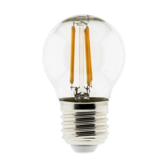 Ampoule LED filament sphérique 4W E27 2700K 400lm