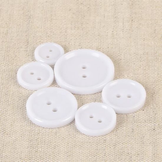 Boutons Bois Fraise 15mm 2 Trous - Lot De 10 - Mercerie Couture Scrapbooking