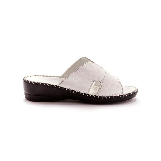 Muli Pediconfort In Lana Per Donna, Suola In Gomma, Tacco Piatto 2 Cm, Comodi, Prodotti In Europa - 4