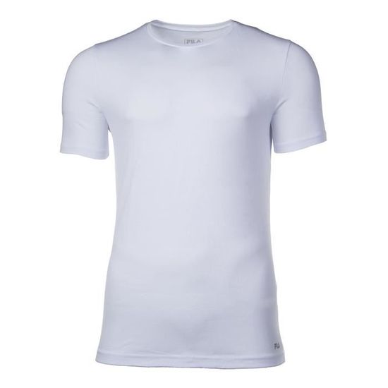 Fila Maillot de Corps Homme uni Blanc Cdiscount Pret a Porter