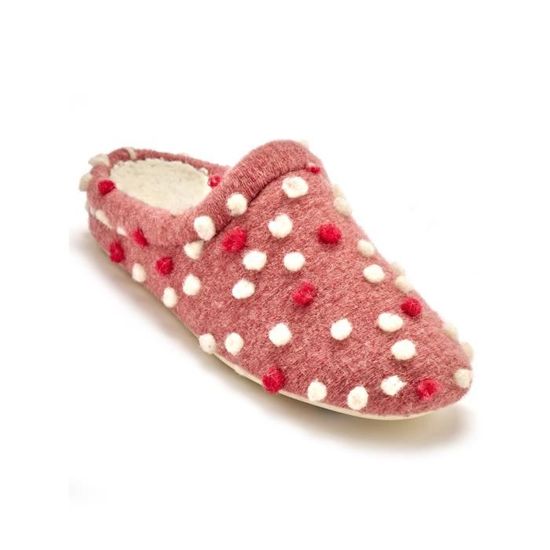 PEDICONFORT by Daxon Mules fourr es femme Rose Rose Cdiscount