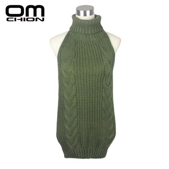 Pull à Col Roulé Femme épaules Dénudées - Tricot Léger Grand Taille Automne - 4