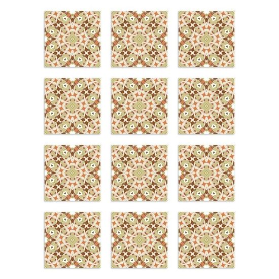 Panorama Stickers Carrelage Adhésif Cuisine - 8 Pièces De 100x10 Cm