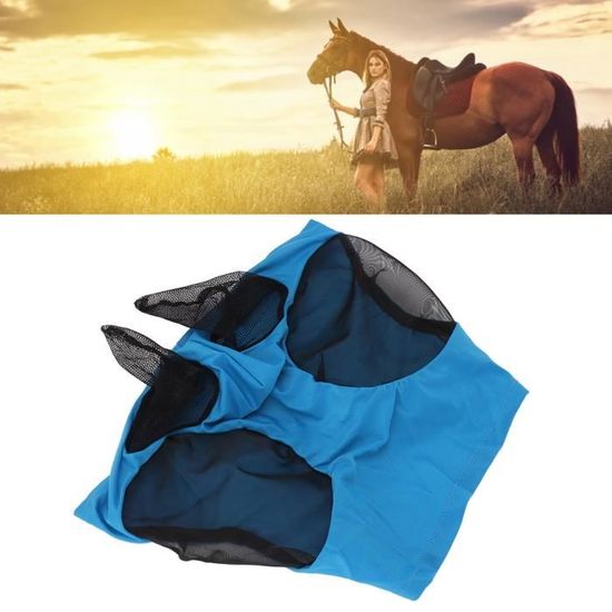 Masque anti-mouche anti-UV intégral sans oreilles Crusader cheval Cashel - CASHEL - Masques anti-mouche cheval