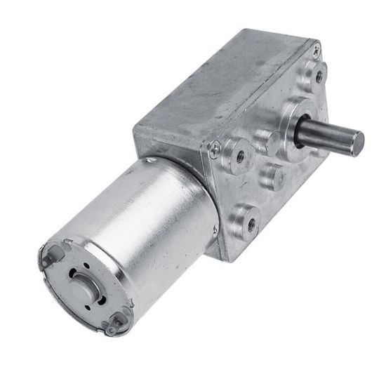 Moteur Réducteur DC 12V 6RPM - Couple Élevé - Pour Ouverture Fenêtre, Porte, Treuil - Autobloquant