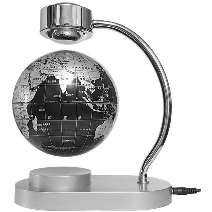 Globe terrestre Auto-Rotatif de 3,5 Pouces avec lumière LED, Globe ...