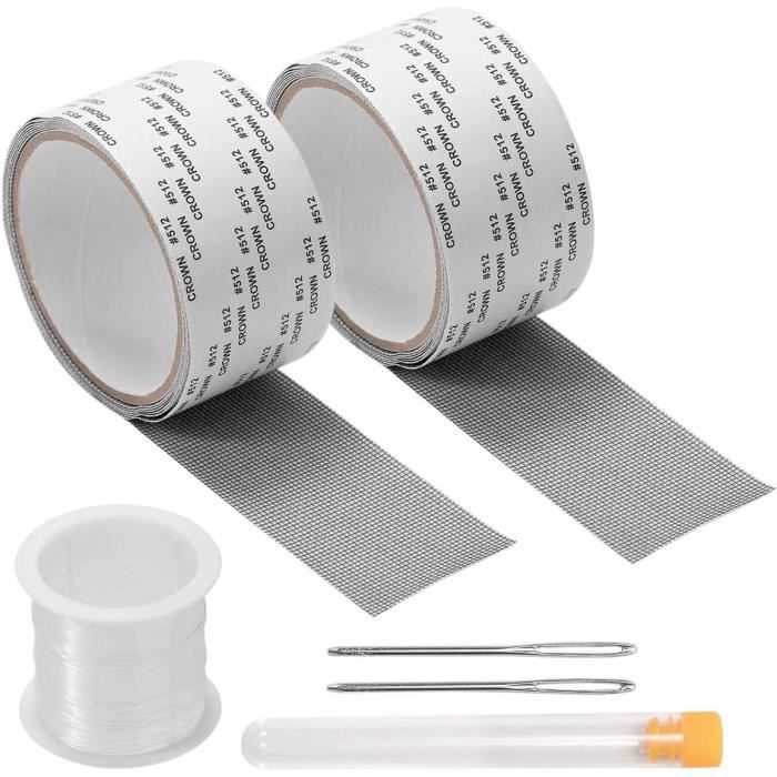 TRAHOO-15pcs Kit De Réparation De Fenêtres Réparation De Moustiquaire