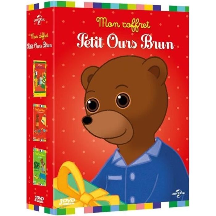 Dvd Petit Ours Brun Coffret Petit Ours Brun Veut S Habiller Tout Seul Petit Ours Brun Jardine Le Noel De Petit Ours Brun Cdiscount Dvd