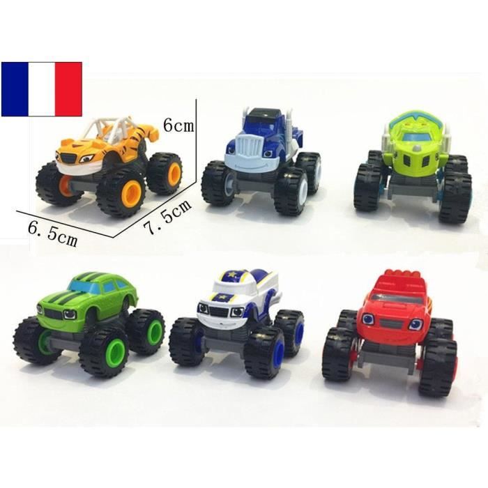 6 BLAZE ET LES VOITURES MACHINES MONSTER véhicule Voiture de course Auto Truck Jouets Toy