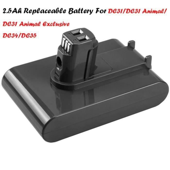 22.2V 2500mAh Li-ion de remplacement de la batterie pour Dyson DC31 - Pour DC31Animal - DC34 - DC35_AA608 Go35319