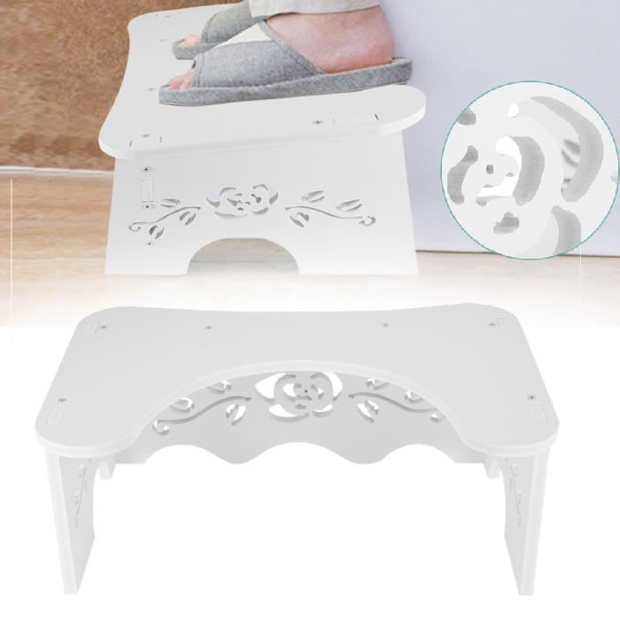 Tabouret physiologique pour toilettes Tabouret Toilette Enfant Adult Santé Repose-pieds Salle de Bain Antidérapant