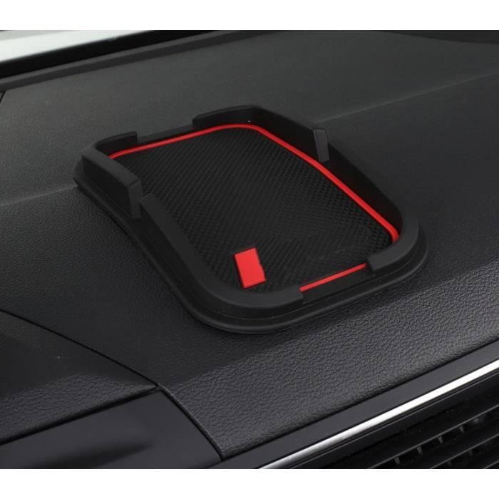 Tapis voiture,Accessoires de voiture antidérapants,intérieur pour Audi A3 A4 B6 B5 A1 B7 B8 A7 Q2 Q3 Q5 Q7 Q8 SQ5 - Type Code-Red