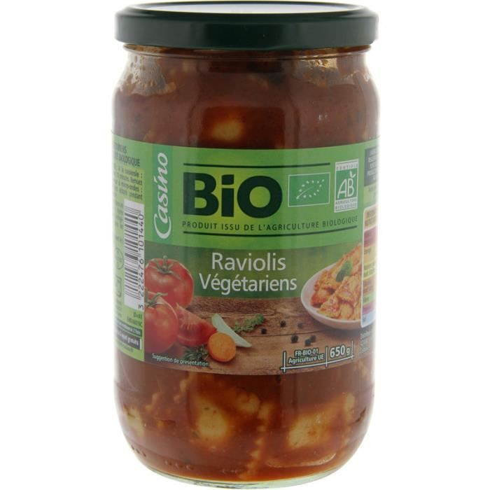 METS DE PROVENCE (LES) Raviolis vegetal BIO - 650 g