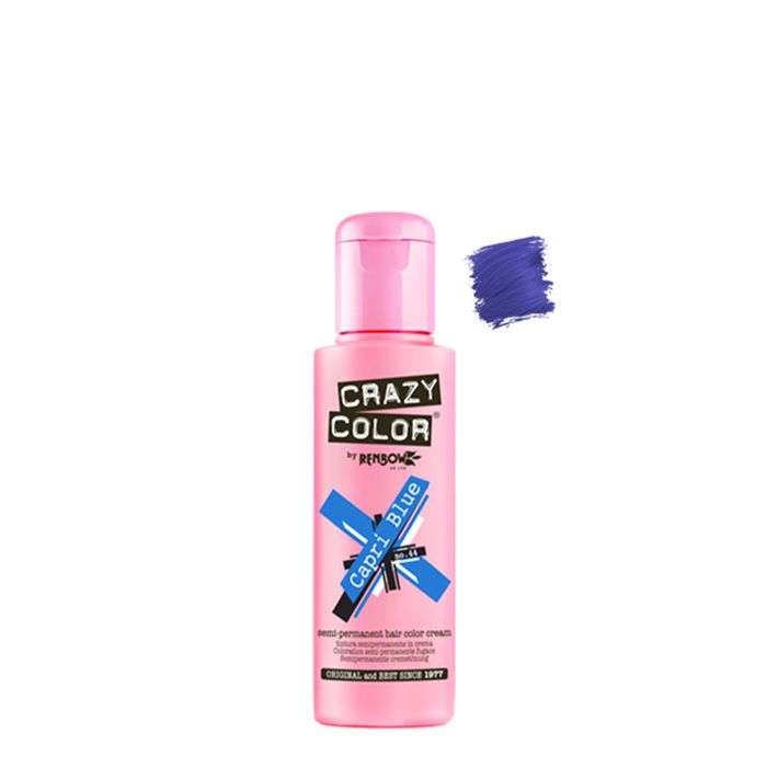 crazy color 100 ml capri blue