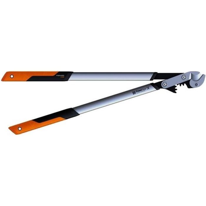 FISKARS Coupe-branches Powergear X™ L à crémaillère et à enclume 80cm Ø 55mm