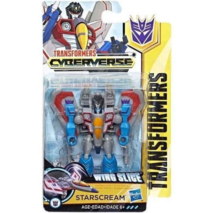 Transformers Cyberverse adventures WING SLICE STARSCREAM 9 cm figurine robot jouet jeux