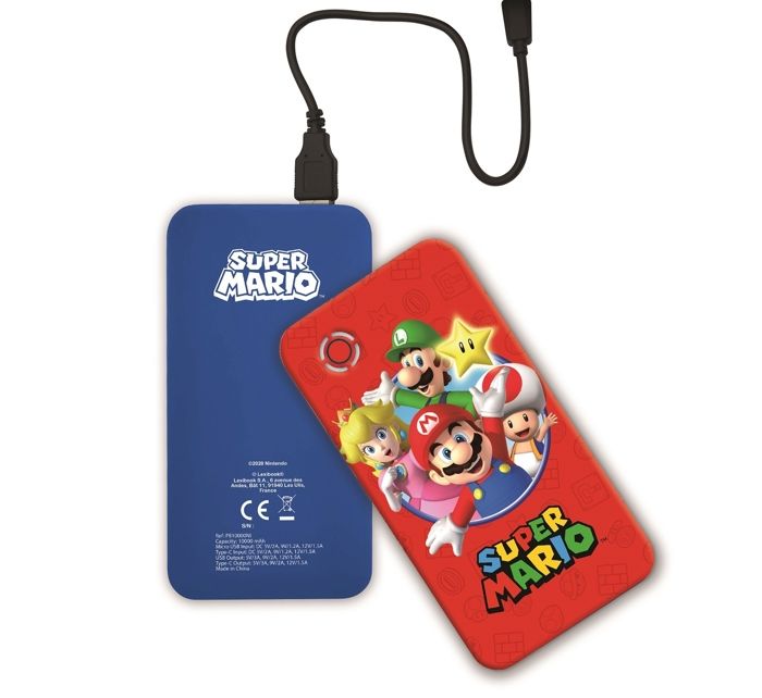 Batterie portable à charge rapide 10000mAh Super Mario