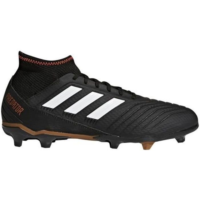 ADIDAS Chaussures de football Predator 18.3 Fg - Mixte - Noir