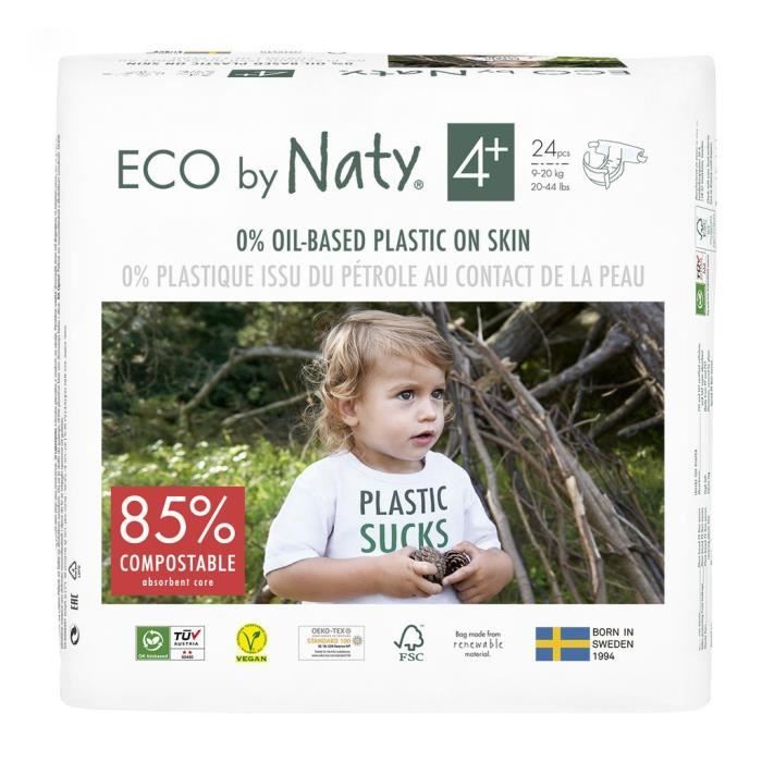 NATY Couches écologiques T4+ x 42