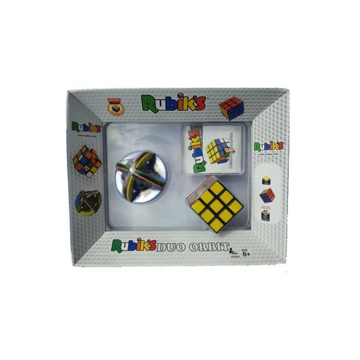 Coffret casse tete Duo original Rubik s 3x3 advanced rotation Orbit ball Methode Jouet Cube Puzzle Magic Jeu societe