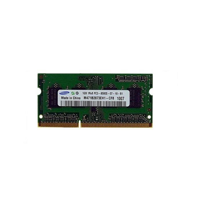 1Go RAM PC Portable SODIMM Samsung M471B2873EH1-CF8 PC3-8500S 1066MHz DDR3