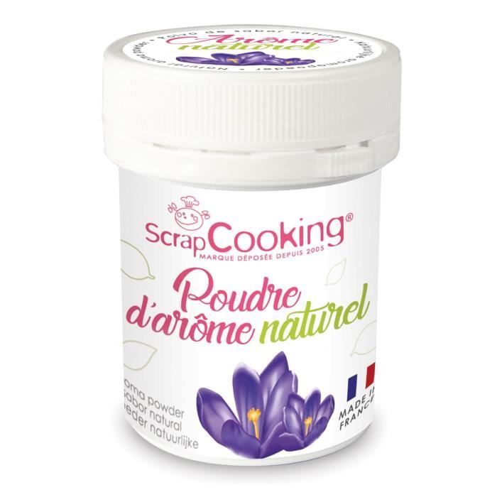 Arôme alimentaire naturel en poudre Violette - Scrapcooking {couleur}
