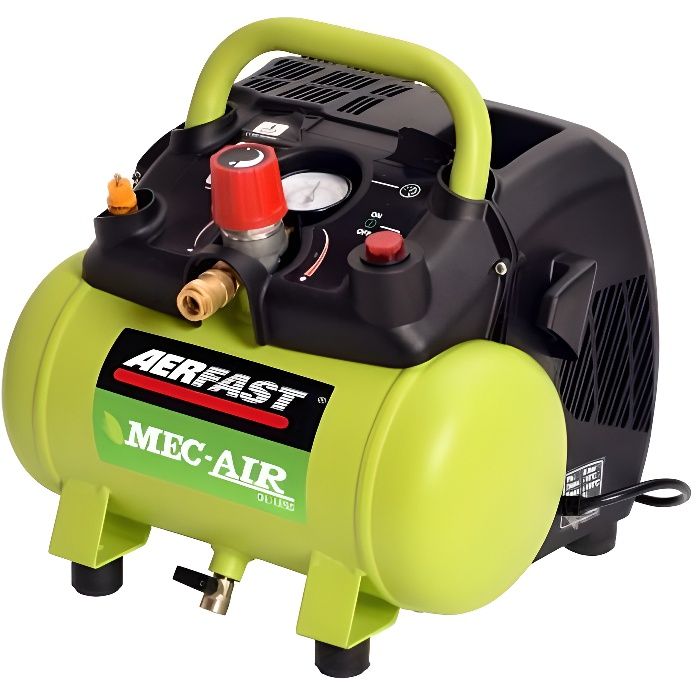 Aerfast MA06180 Compresseur d'air 8 bar, sans huile 180 l/mn