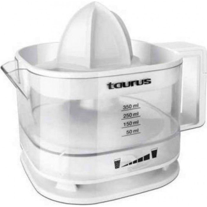 Presse agrumes électrique Taurus TC-350 de 800W avec réservoir 350ml, double sens de rotation et filtre à pulpe réglable