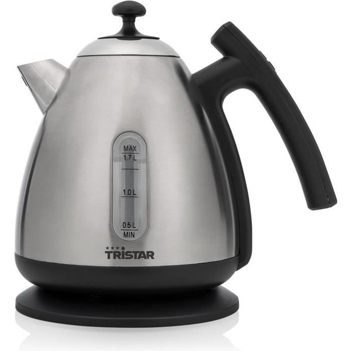 Tristar Bouilloire numérique WK-3403 2200 W Argenté et noir