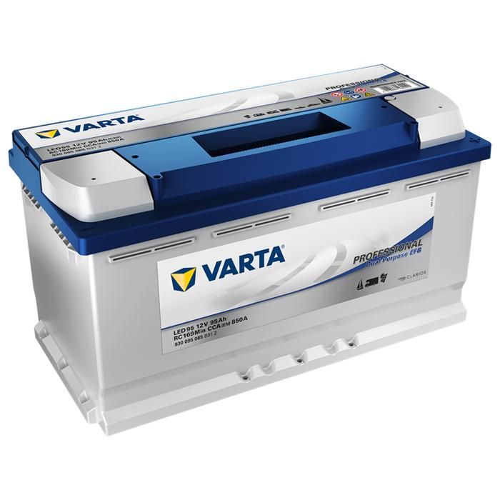 Batterie VARTA Professional Dual Purpose EFB LED 80 12V 80AH 800 AMPS 314x175x190 + Droite