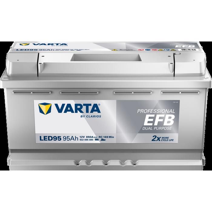 Batterie VARTA Professional Dual Purpose EFB LED 80 12V 80AH 800 AMPS 314x175x190 + Droite