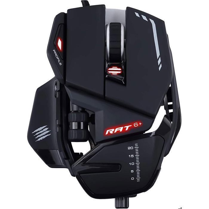 Souris Gamer Filaire - Mad Catz - Rat 6+ -