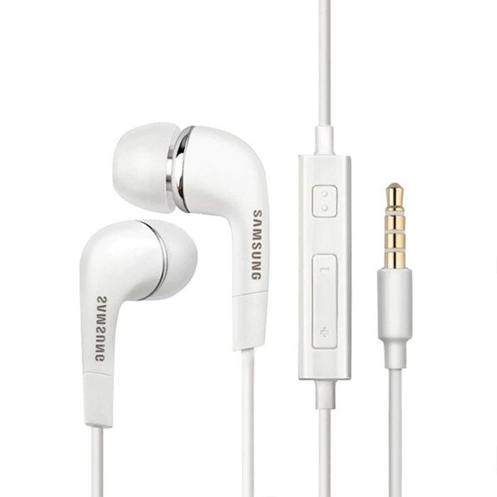 Écouteurs filaires (EHS64AVFWE) Jack 35 mm microphone intra-auriculaire 12 m - Samsung - Blanc (emballage en vrac)